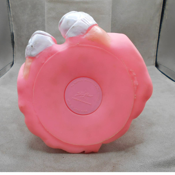 Cabbage Patch Doll Vinyl Bank 1983 Blonde/Blue Eye Girl Blue Piggy Bank - Picture 6 of 6